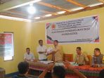 Penyerahan Dokumen perencanaan kades ke pihak kecamatan Amfoang Timur